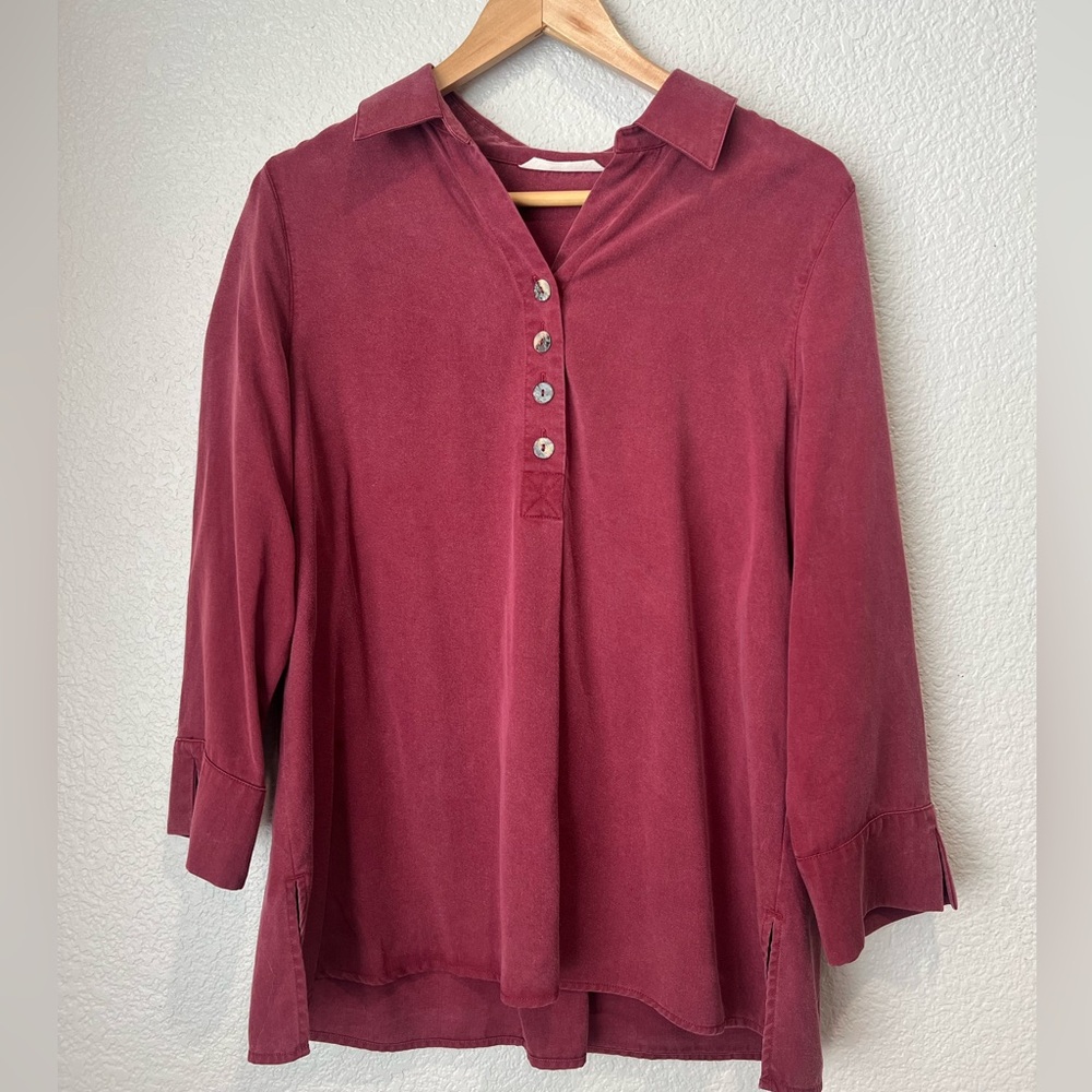 Soft Surroundings Hutton Popover Tencel Tunic, MP